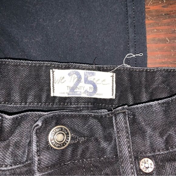 We The Free High Waisted Straight Jeans 25 - Picture 3 of 6